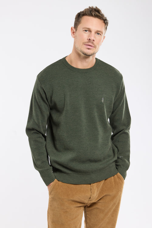 Pull col rond manches longues - laine - Armor-lux - 1