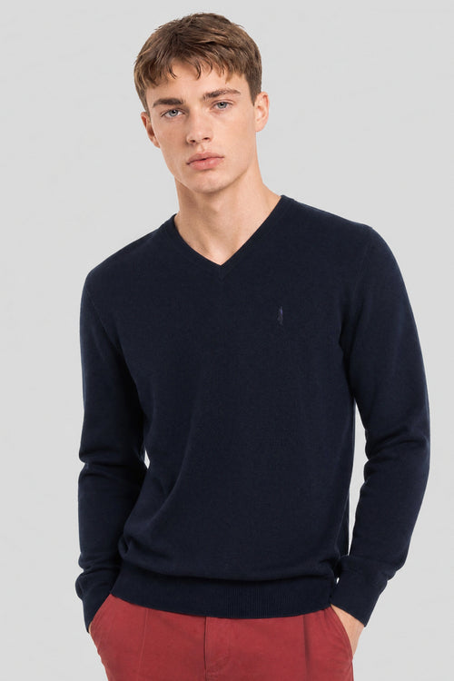 Pull col V Bérac - laine - Armor-lux - 1