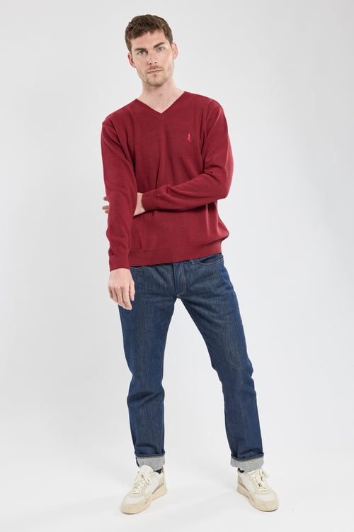 V-neck jumper – merino wool and acrylic - Armor-lux - 3