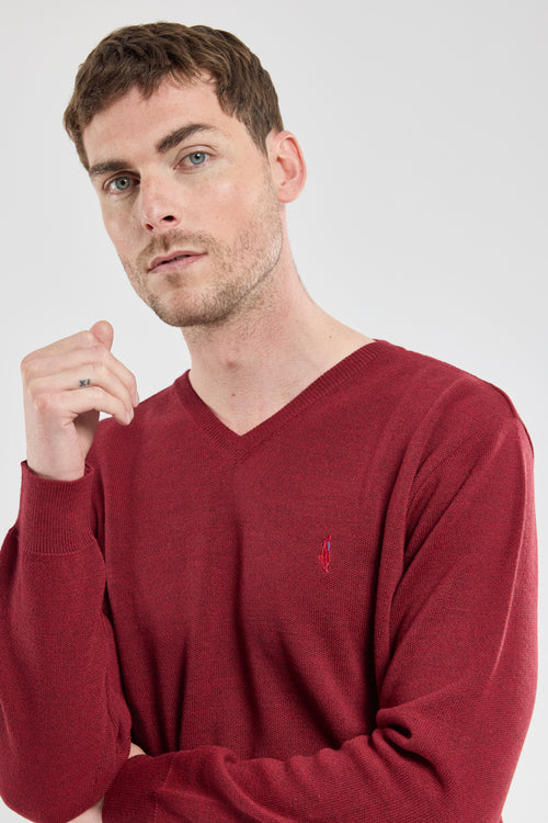 V-neck jumper – merino wool and acrylic - Armor-lux - 4