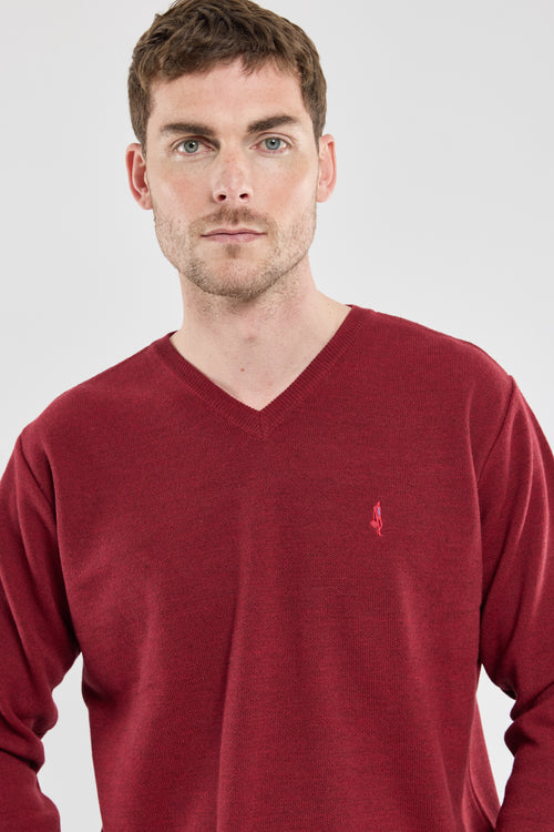 V-neck jumper – merino wool and acrylic - Armor-lux - 2