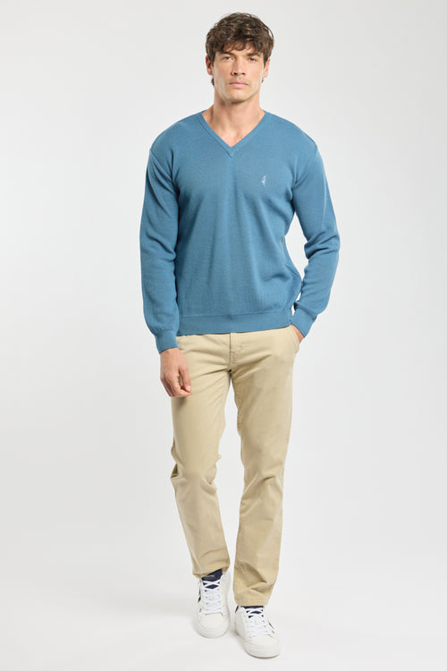 Pull col V Bérac - laine - Armor-lux - 3
