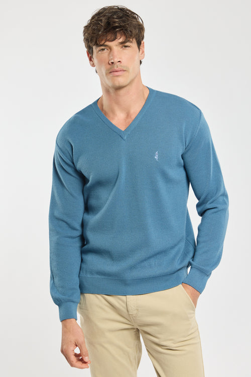 Pull col V Bérac - laine - Armor-lux - 1