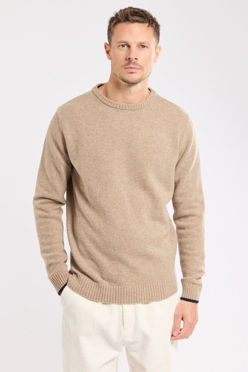 Pull col rond - laine - Armor-lux - 1