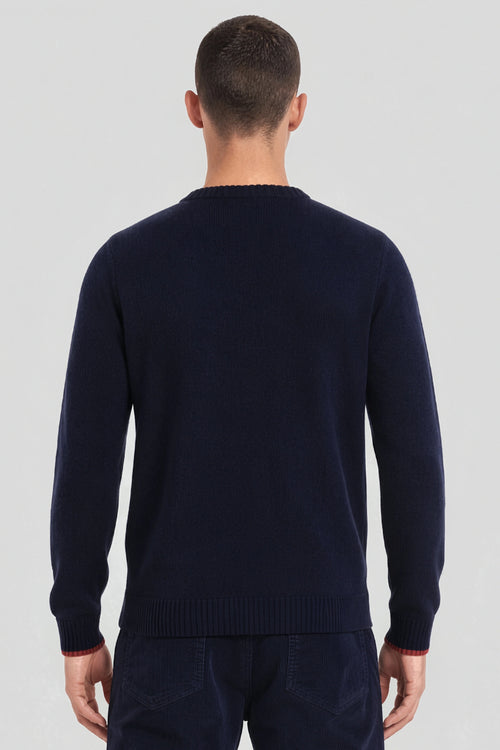 Round neck sweater Bérac - wool - Armor-lux - 4