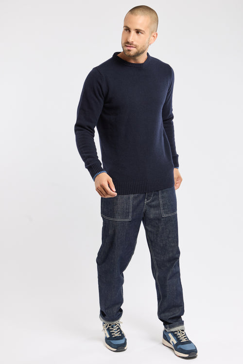 Crew neck jumper - wool - Armor-lux - 3