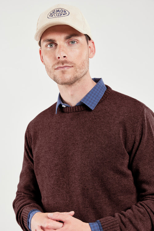 Crew neck jumper - wool - Armor-lux - 4