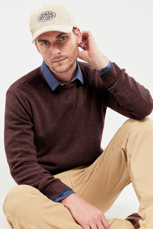 Crew neck jumper - wool - Armor-lux - 2