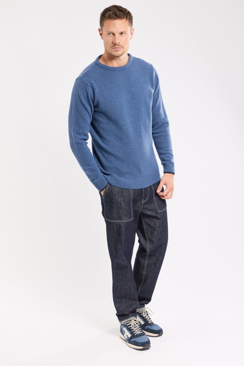 Long sleeved crew neck jumper - wool - Armor-lux - 4