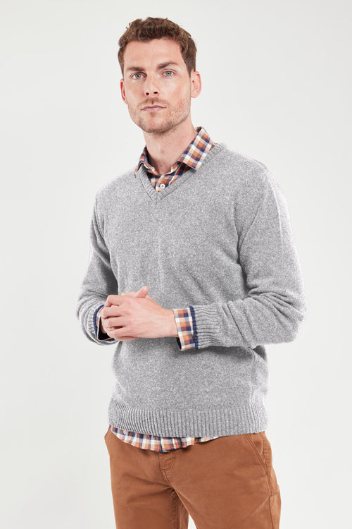 Pullover mit V-Ausschnitt – Wolle - Armor-lux - 1