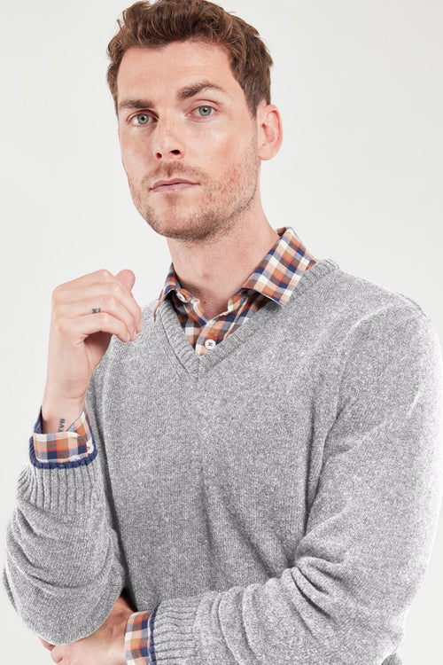 Pullover mit V-Ausschnitt – Wolle - Armor-lux - 2