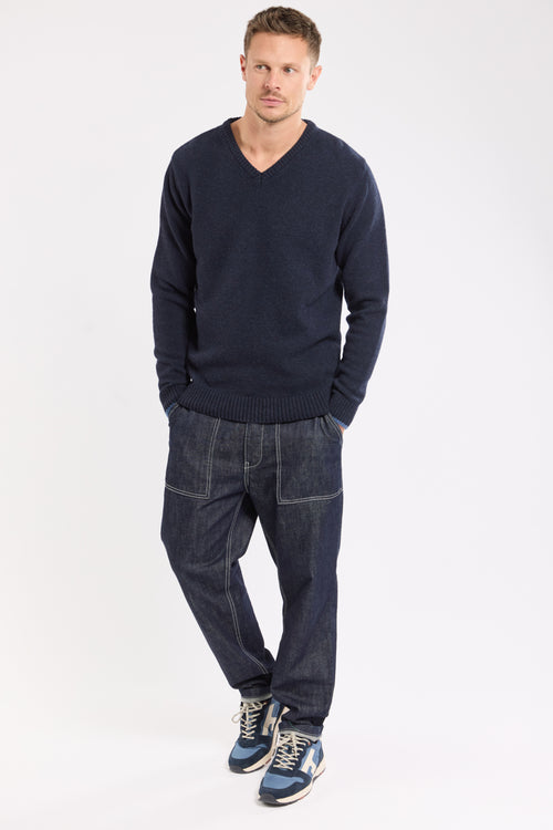 Pullover mit V-Ausschnitt - Wolle - Armor-lux - 3