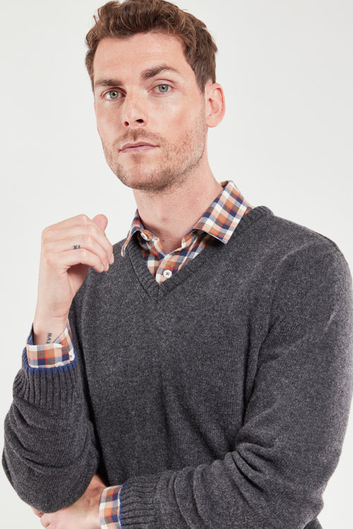 Pullover mit V-Ausschnitt – Wolle - Armor-lux - 2