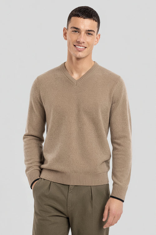 Pull col V Bérac - laine - Armor-lux - 1