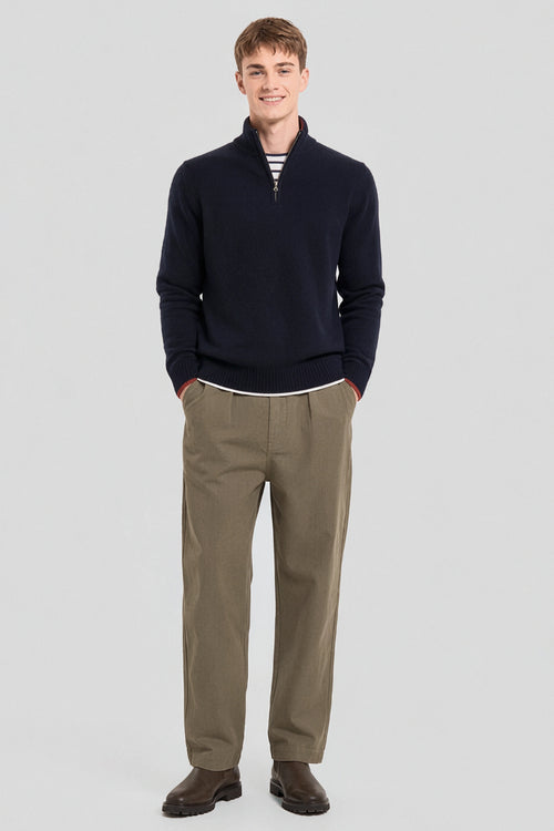 Pull ol montant zippé Bérac - laine - Armor-lux - 3
