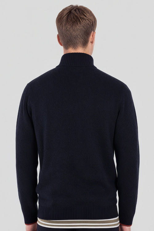 Pull ol montant zippé Bérac - laine - Armor-lux - 4
