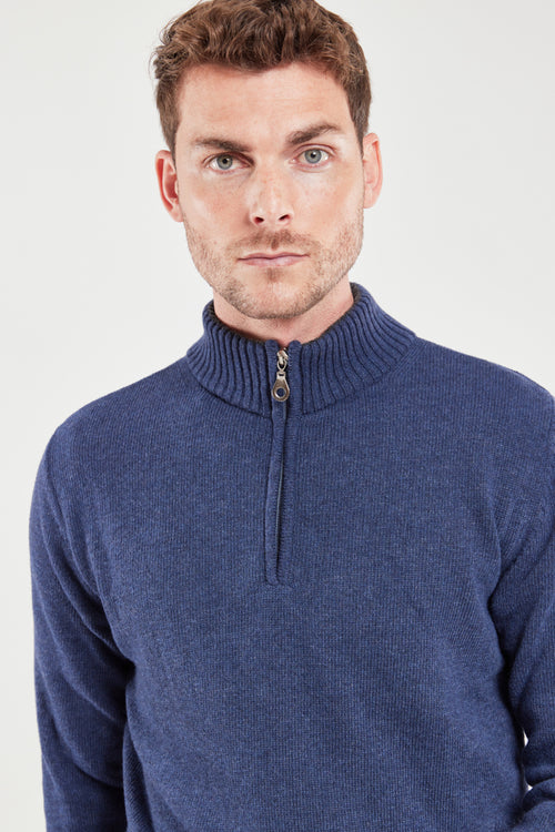 Pull col zippé - laine - Armor-lux - 2