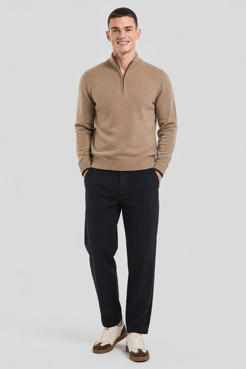 Zip-up high neck sweater Bérac - wool - Armor-lux - 3