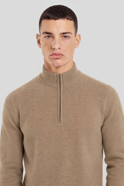 Pull col montant zippé Bérac - laine - Armor-lux - 2