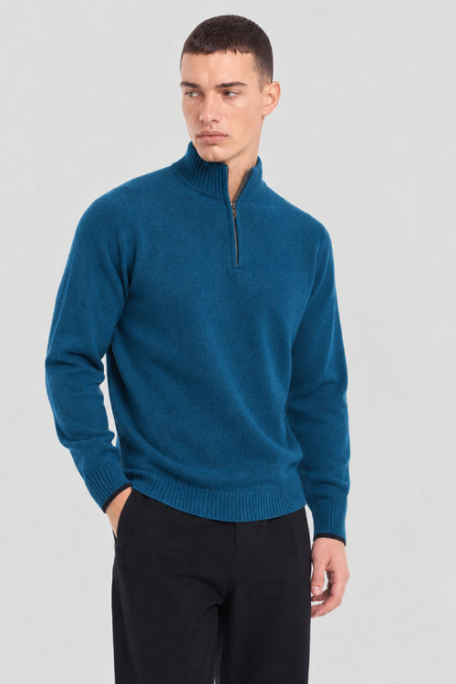 Pullover mit Reißverschlusskragen Bérac - Wolle - Armor-lux - 1