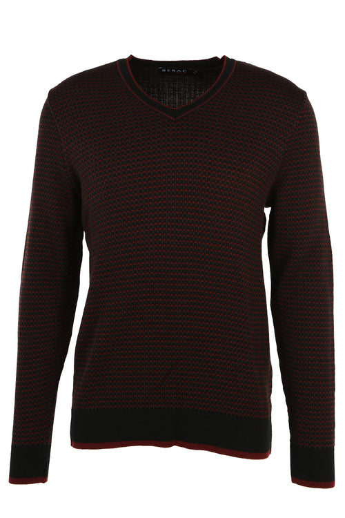 Pullover mit V-Ausschnitt Bérac – Merinowolle und Acryl - Armor-lux - 1