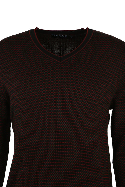 Pullover mit V-Ausschnitt Bérac – Merinowolle und Acryl - Armor-lux - 2