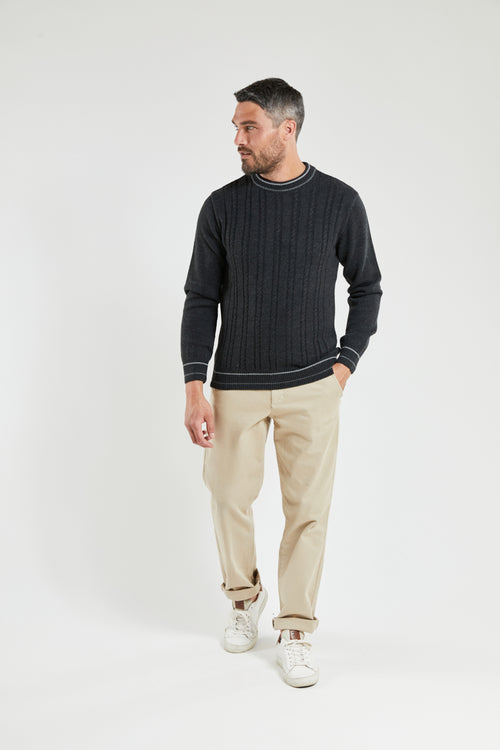 Pull maille torsadée Bérac - Armor-lux - 5