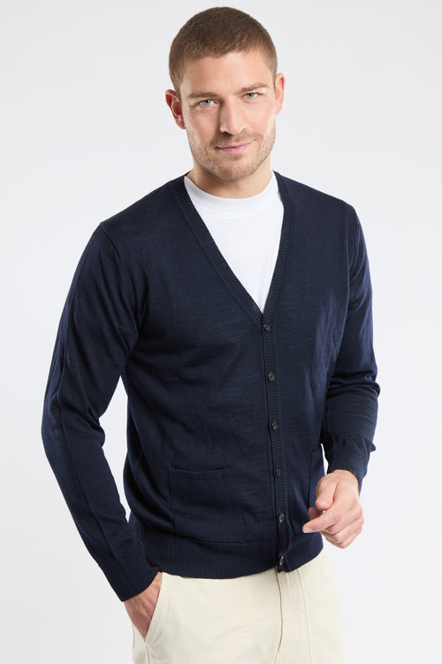 Cardigan boutonné - laine - Armor-lux - 1