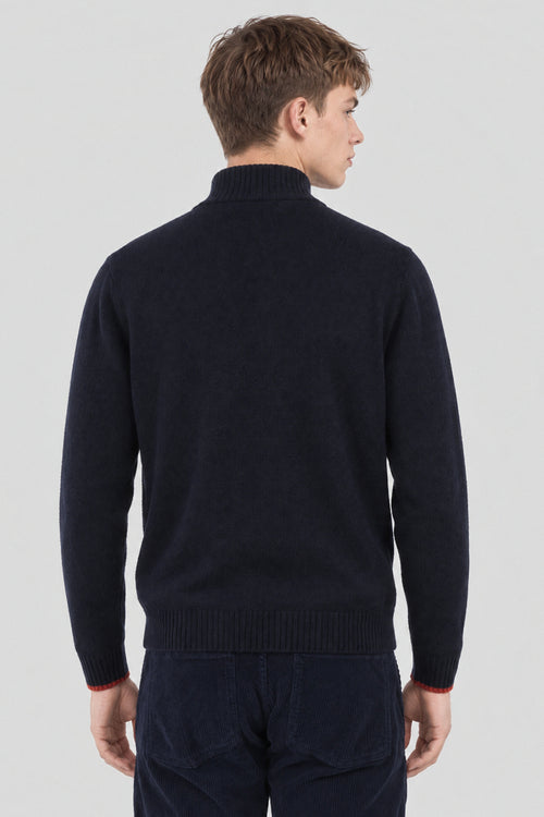 Gilet zippé col montant Bérac - laine - Armor-lux - 4