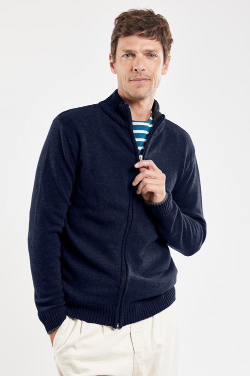 Gilet zippé - laine - Armor-lux - 4