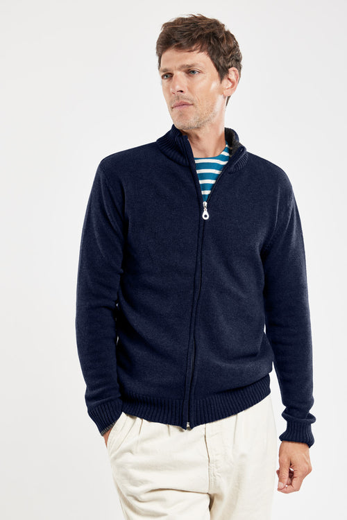 Gilet zippé - laine - Armor-lux - 1