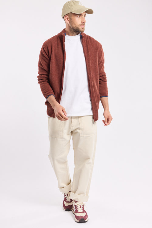 Strickjacke mit Reißverschluss – Wolle - Armor-lux - 1