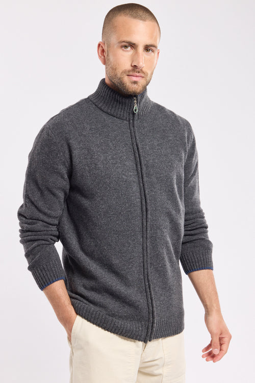 Strickjacke mit Reißverschluss – Wolle - Armor-lux - 3