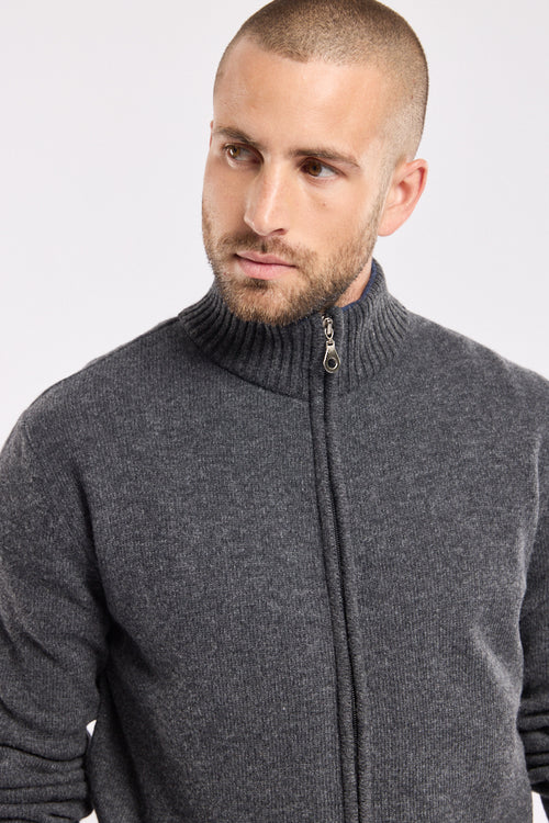 Strickjacke mit Reißverschluss – Wolle - Armor-lux - 4