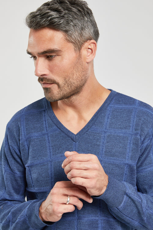 Pullover mit V-Ausschnitt Bérac – Merinowolle und Acryl - Armor-lux - 2