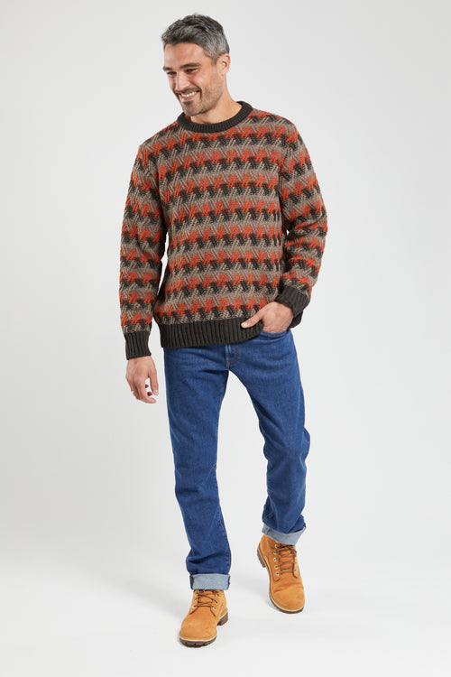 Pullover mit Rundhalsausschnitt Bérac – Wolle und Alpaka - Armor-lux - 3