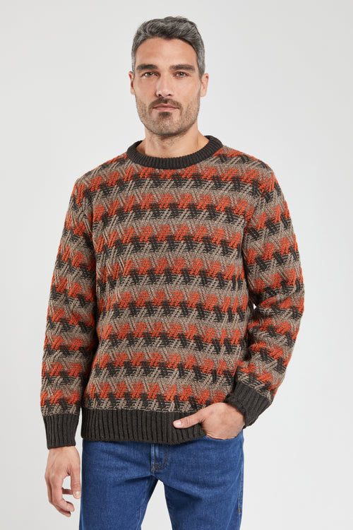 Pullover mit Rundhalsausschnitt Bérac – Wolle und Alpaka - Armor-lux - 1