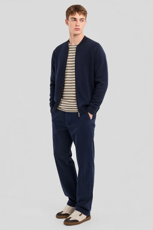 Zip-up cardigan Bérac - merino wool and acrylic - Armor-lux - 1