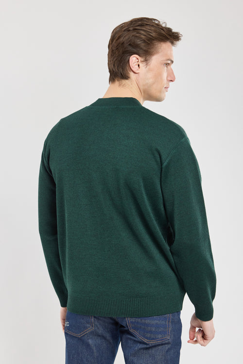 Zipped cardigan - merino wool and acrylic - Armor-lux - 3