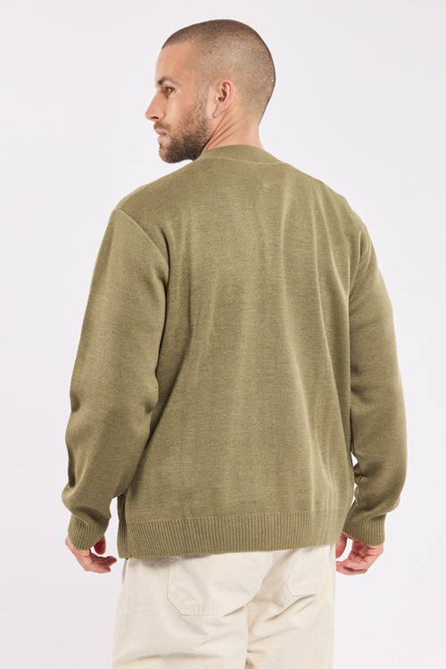 Zipped cardigan - merino wool and acrylic - Armor-lux - 6