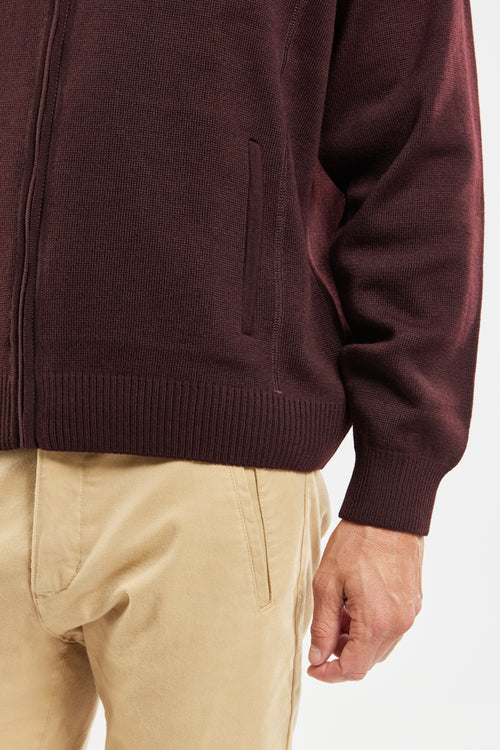 Zipped cardigan - merino wool and acrylic - Armor-lux - 5