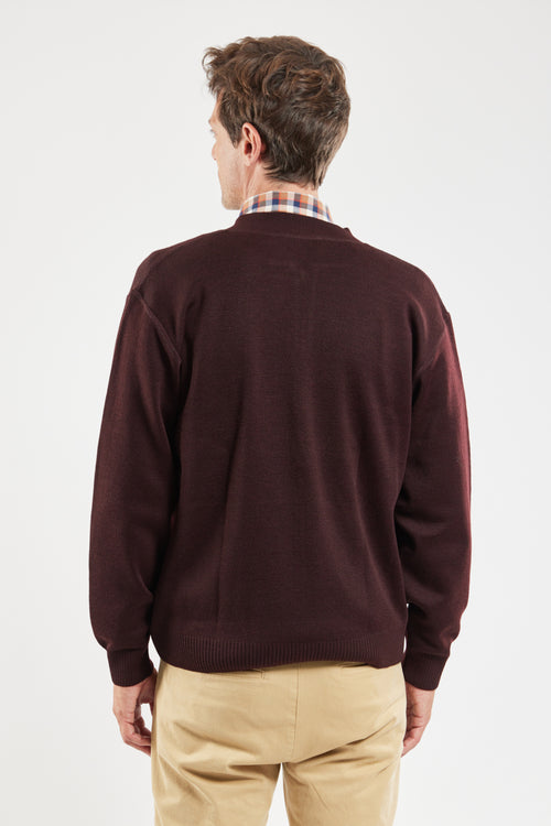 Zipped cardigan - merino wool and acrylic - Armor-lux - 3