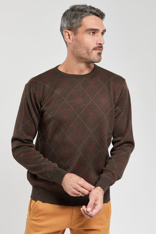 Pullover mit Rundhalsausschnitt Bérac – Merinowolle - Armor-lux - 1
