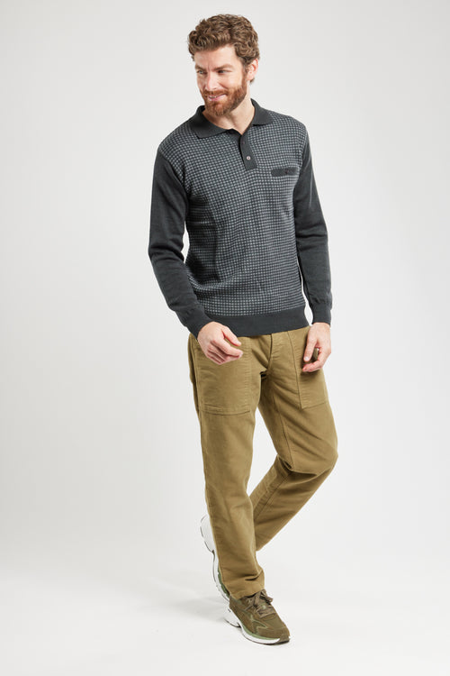 Polo neck jumper - wool and acrylic - Armor-lux - 3
