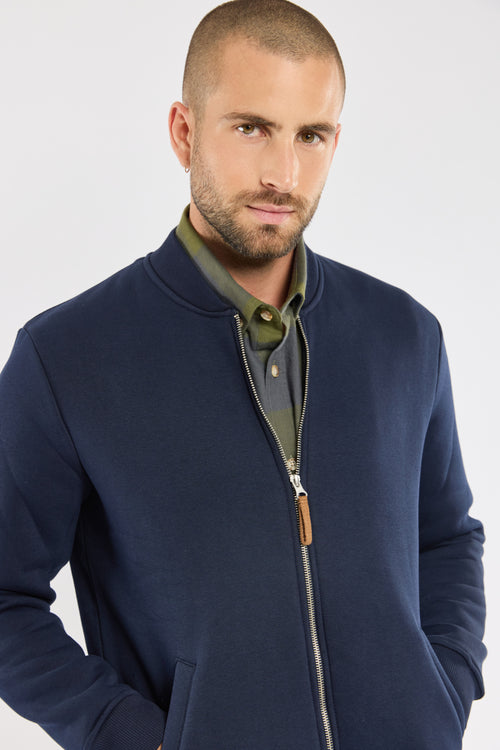 Zipped cardigan with teddy collar - Armor-lux - 2