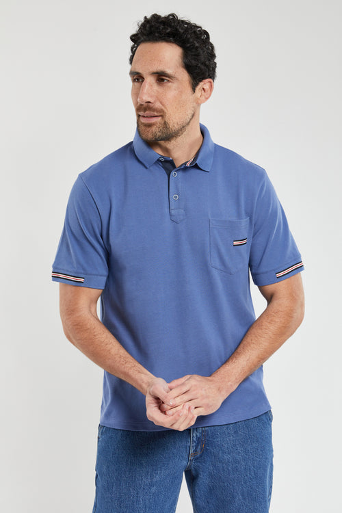 Poloshirt mit kurzen Ärmeln Bérac – Baumwolle - Armor-lux - 1