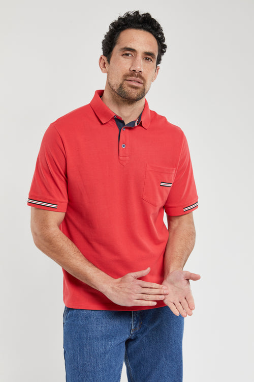 Poloshirt mit kurzen Ärmeln Bérac – Baumwolle - Armor-lux - 4