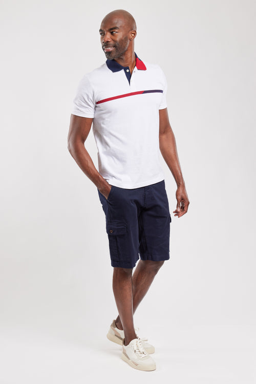 Polo shirt with two-colour details - cotton - Armor-lux - 3
