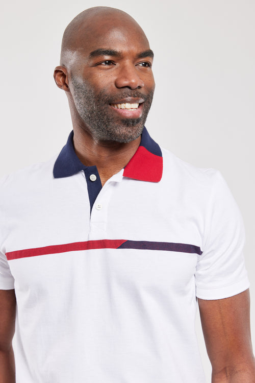 Polo shirt with two-colour details - cotton - Armor-lux - 2