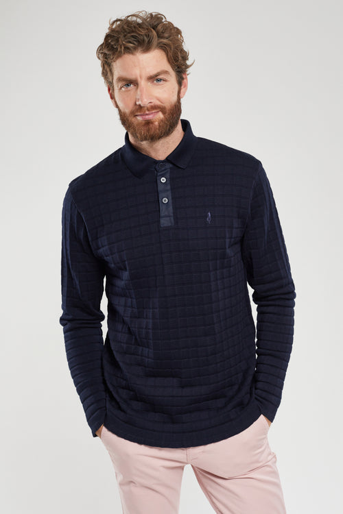 Polohemd im originellen Strick – merzerisierte Baumwolle - Armor-lux - 1